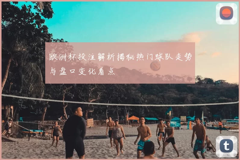 欧洲杯投注解析揭秘热门球队走势与盘口变化看点