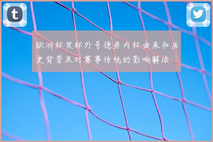 欧洲杯奖杯外号德劳内杯由来和历史背景及对赛事传统的影响解读